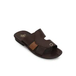 Liberty Men's Brown Toe Ring Sandals-picture-24