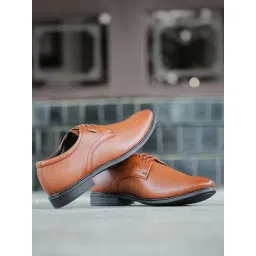 Liberty Men's Tan Derby Shoes-picture-35