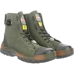 liberty Warrior Super Jungle King for Men, Line Print Leather, Hard Toe, 19-47HSBG Commando Army Shoes for Men, Light Weight, Waterproof, Military Boot for Men, Olive Green Sizes - 5UK-12UK-picture-21