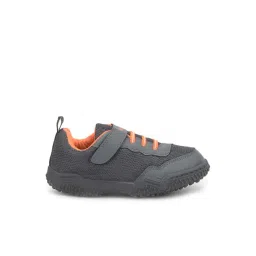 Lucy & Luke By Liberty Kids Grey & Orange Velcro Shoes-picture-36