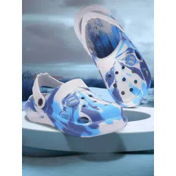 Lucy&Luke By Liberty Kids ALEX-02E Navy & White Back Strap Clogs-picture-44