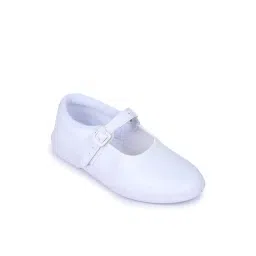 Prefect By Liberty Kids White School Shoes-picture-11