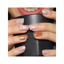 LICK 12 Pcs Reusable Square Shape False Press on Nails With Application Kit-picture-10