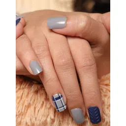 LICK 30 Pcs False Nail Reusable Press On Nails Extension - Grey-picture-14