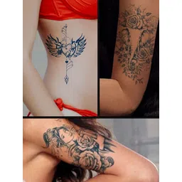 LICK Set Of 2 100% Plant-Based Realistic Semi Temporary Body Tattoos-picture-10