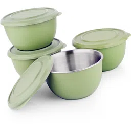 liefde Stainless Steel Storage Bowl Microwave Safe Bowls image 1