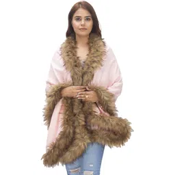 life and style Solid Wool Blend Women Pink Stole-picture-32