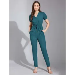 Life With Pockets Green Relaxed Fit Jumpsut-picture-11
