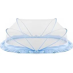 LifeKrafts Foldable Baby Mosquito Net, Bottomless Net for Infants, for Safe & Easy Use | Ensures Your Baby's Safe Sleep 135 x 65 x 65cms, for Babies & Toddlers (0 to 24 Months) - Blue-picture-19
