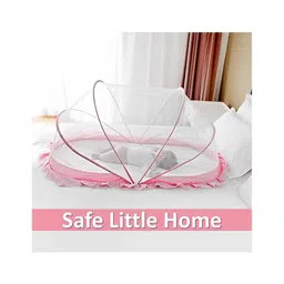 LifeKrafts Baby Foldable Mosquito Net - Pink image 4