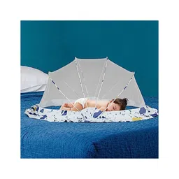 LifeKrafts Foldable Baby Mosquito Net Bottomless Net Color Pattern - White-picture-15