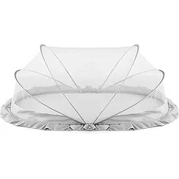 LifeKrafts Foldable Baby Mosquito Net, Bottomless Net for Infants, for Safe & Easy Use | Ensures Your Baby's Safe Sleep 135 x 65 x 65cms, for Babies & Toddlers (0 to 24 Months) - Grey-picture-17