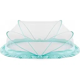 LifeKrafts Foldable Baby Mosquito Net, Bottomless Net for Infants, for Safe & Easy Use | Ensures Your Baby's Safe Sleep 135 x 65 x 65cms, for Babies & Toddlers (0 to 24 months) - OCEAN GREEN-picture-18