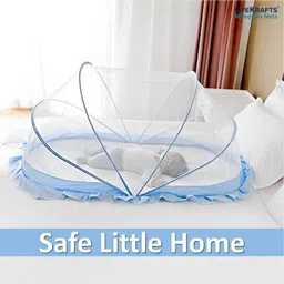 lifekrafts Nylon Kids Washable Foldable Baby Mosquito Net, Bottomless Net for Infants, for Safe & Easy Use | Mosquito Net-picture-24