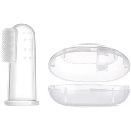 lifekrafts Silicone Baby Finger-Brush with Case Extra Soft Toothbrush-picture-35
