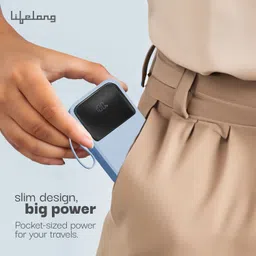 lifelong 10000 mAh 22.5 W Compact Pocket Size Power Bank image 5