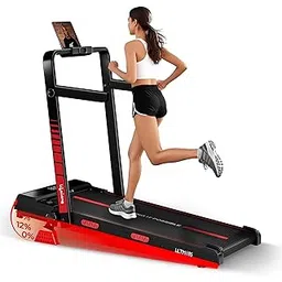 Lifelong Walking Pad Treadmill | 4 HP Motor | Foldable Handle | LED Display & Remote Control | 2-Level Manual Incline | Anti-Slip Belt | Compact Under Desk Running Machine for Home & Office-picture-29