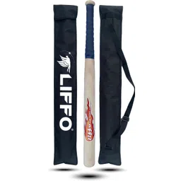liffo Baseball bat Wooden - Heavy Duty for Self Defence with Cover Willow Baseball Bat For 15+ Yrs-picture-13