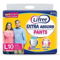 Extra Absorb Adult Diaper Pants Unisex, Large size 10 Pieces Adult Diapers - L-image-35
