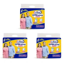 Extra Absorb Pants - Extra Large (10 Pieces) - ( Pack of 3 ) Adult Diapers - XL-image-48