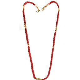 ligament Bhavya Alloy Silk Dori Mangalsutra For Mens (Red), 24 Inch-picture-42