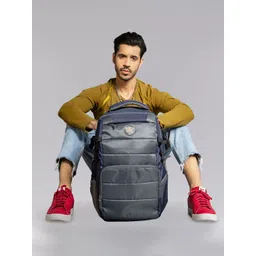 Ligo Bags Men Brand Logo Backpack With Rain Cover-image-6