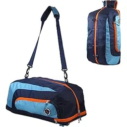ligo 3-in-1 Versatile Travel Duffel Backpack Gym Bag for Men, Travel Bags for Luggage, Travel Bag for Men, Bags for Women (Navy Blue)-picture-44