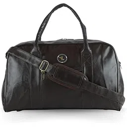 ligo PU Duffle Bag for Travel | 45 Liter Luggage Duffel for Men and Women | Brown-picture-39