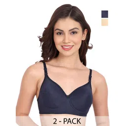 Liigne Women Full Coverage Lightly Padded Pack of 2 Bra-picture-40