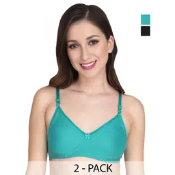 Liigne Women Pack of 2 Full Coverage Lightly Padded Bra-picture-13