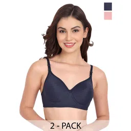 Liigne Women Pack of 2 Full Coverage Lightly Padded Bra image 1