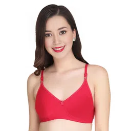 Liigne Women Pack Of 3 Solid Full Coverage Cotton Bra image 2