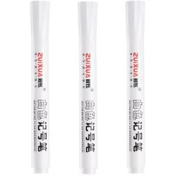 like it 3pcs Waterproof White Permanent Paint Pen Oily Ceramic Tire Marker Pen-picture-11