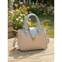 LIKE STYLE Colourblocked PU Structured Handheld Bag-picture-20