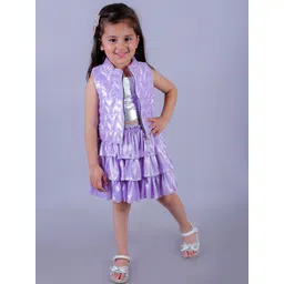 LIL DRAMA Girls Shimmer Lightweight Puffer Jacket-picture-41