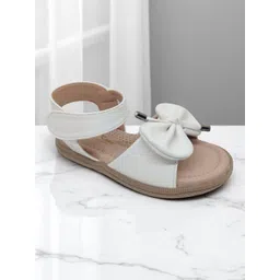 Lil Lollipop Girls Applique Detail Open Toe Flats-picture-48