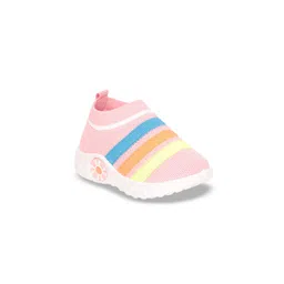 Lil Lollipop Infants Kids Striped Contrast Sole Musical Chu Chu Slip-On Sneakers-picture-18