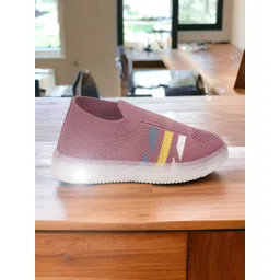 Lil Lollipop Kids Textured Lightweight Led Slip-On Sneakers image 1