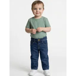 Lil Lollipop Unisex Kids Relaxed Fit Mid-Rise Stretchable Jeans-picture-24