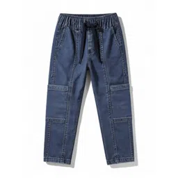 Lil Lollipop Unisex Kids Relaxed Fit Mid-Rise Stretchable Jeans-picture-18