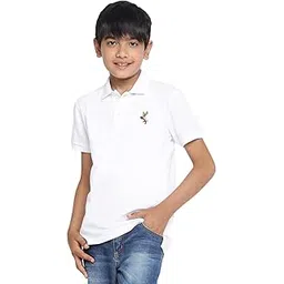 Li'l Tomatoes Boy's Brand Logo Regular Fit T-Shirt-picture-18