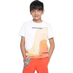 Li'l Tomatoes Boy's Typography Regular Fit T-Shirt-picture-12