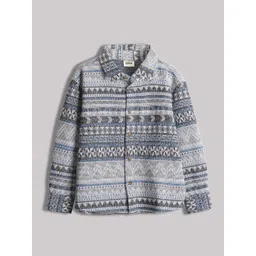 Lil Tomatoes Boys Comfort Multi Stripes Printed Casual Shirt-picture-18