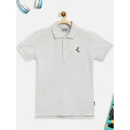 Lil Tomatoes Boys Grey Cotton Tshirts image 1