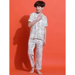 Lil Tomatoes Boys Printed Night suit-picture-22