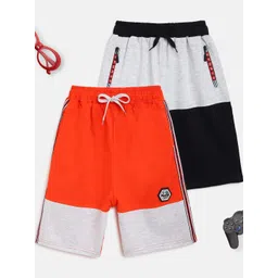 Lil Tomatoes Boys Printed Outdoor Pack Of 2 Shorts-picture-33