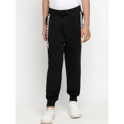 Lil Tomatoes Boys Typography Printed Breathable Sports Joggers-picture-29