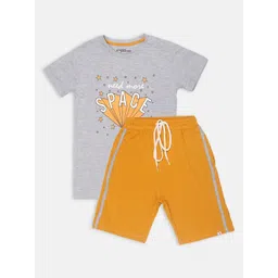 Lil Tomatoes Boys Typography Printed Night Suit-picture-28