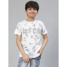 Lil Tomatoes Kids Grey & White Printed T-Shirt-picture-13