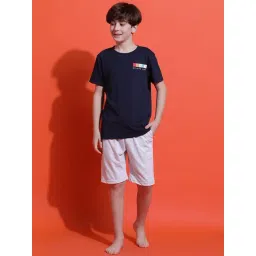 lil tomatoes Li'L Tomatoes Navy Graphic Shirt with Shorts-picture-32